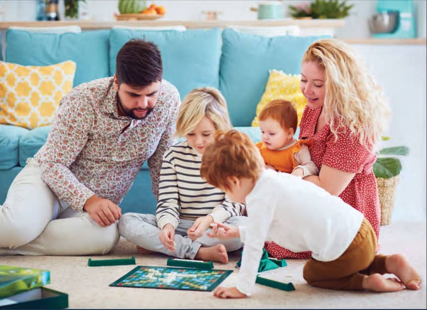 Family at home